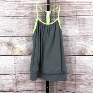 Ivivva Grey and Green Double Dutch Tank Size 14 - Picture 1 of 7