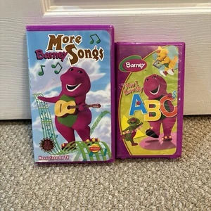 Barney VHS Lot 2 More Barney Songs, Now I Know My ABC’s - Picture 1 of 3