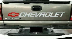CHEVY Decals CHEVROLET Vinyl Sticker Silverado 1500 Bed Tailgate Letters 454 SS - Picture 1 of 9