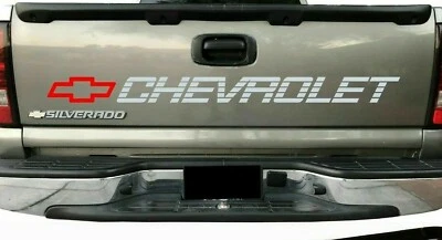 Calcomanías CHEVY CHEVROLET Vinilo Adhesivo Silverado 1500 Cama Puerta Trasera Letras 454 SS Foto 1 de 2