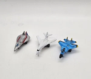 Micro Machines Mini Planes Concord F-15 Spaceship Lot Of 3 - Picture 1 of 4