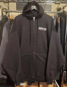 Lizard Lick Towing And Recovery Black Full Zip Hoodie Embroidered Logo 2XL HTF! - Picture 1 of 3