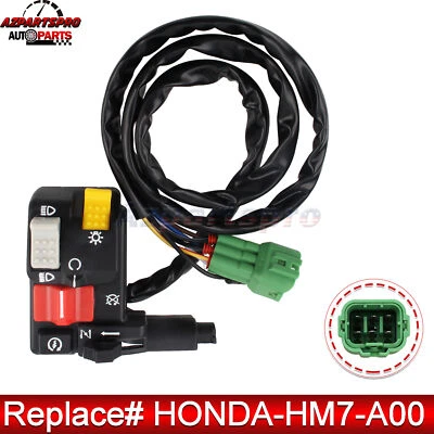 Interruptor de arranque/luz/alto/bajo para 1998-2004 TRX400FW TRX450S TRX450FM Foreman Foto 1 de 4