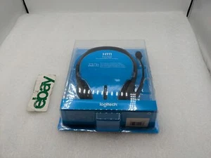 Logitech H111 Wired Stereo Headset with Mic 3.5mm Jack PC Mac Chrome Laptop - Picture 1 of 4