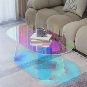 Beistelltisch Couchtisch Sofatisch Bunt Kaffeetisch Acryl Wohnzimmertisch modern - Bild 1 von 18