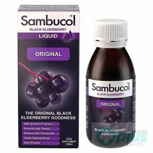 Sambucol Flavour Free 120ml Original Black Elderberry Extract