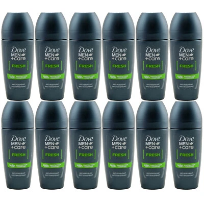 Dove MEN Deo Roll On FRESH 12 x 50ml 48H Schutz anti-transpirant Deodorant