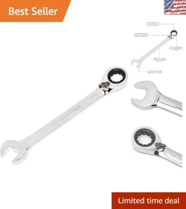 5/8" Polished Reversible Ratcheting Gear Wrench - 72 Teeth for Fast Adjustments - Picture 1 of 12
