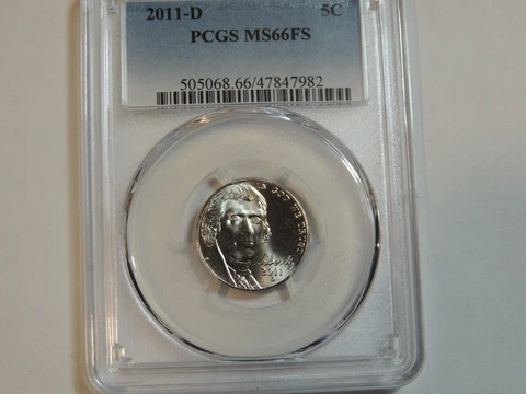 2011 D PCGS MS66FS JEFFERSON NICKEL Cover