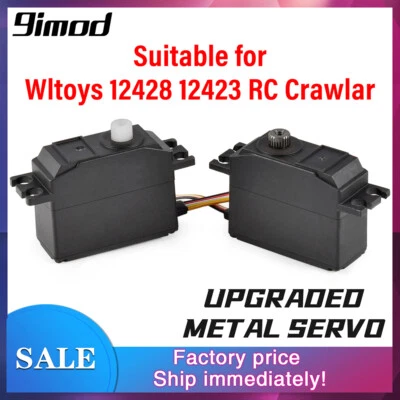 9IMOD Metal Gear Digital Servo Upgraded Parts for Wltoys 1/12 12428 12423 RC Car - Image 1 of 4