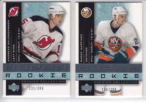 2001-02 UD PREMIER COLLECTION HOCKEY #31-99 RC /399 UPPER DECK FINISH SET U PIC - Bild 1 von 3