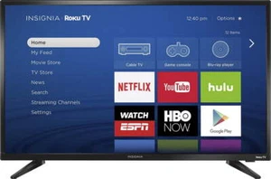 INSIGNIA 32" Inch 720p HD LED Smart Roku TV NS-32DR310NA17 - Picture 1 of 1