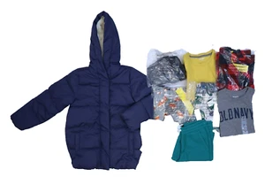 Old Navy Bulk Lot Of 11 Boys Size Medium 8 Mixed Seasons Tops Bottoms Pjs NWT - Picture 1 of 7