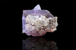 Wow Blue zonal Flourite with Calcite - Picture 1 of 6