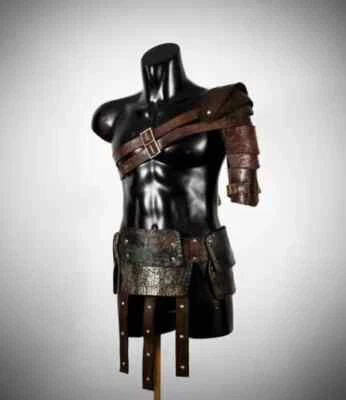 Medieval Leather Full Suit Of Gladiator Armor /Celtic Full Body armor - Image 1 of 4