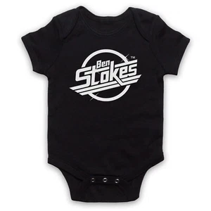 BEN STOKES ROCK BAND PARODY THE STROKES LOGO CRICKET BABY GROW BABYGROW GIFT - Picture 1 of 10