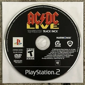 🔥 AC/DC Live RockBand Track Pack (PlayStation 2 PS2) G/G Disc Only. See Descr - Picture 1 of 3