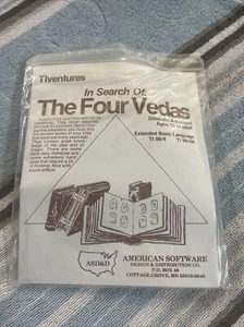 NOS TIventures TI-99/4A Cassette In Search Of The Four Vedas American Software - Picture 1 of 3
