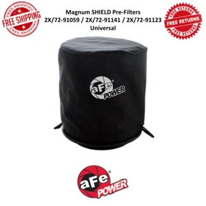aFe 28-10273 Magnum SHIELD Round Black Polyester Fabric Pre-Filters Universal - Picture 1 of 12