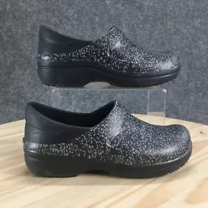 Crocs Shoes Womens 6 Neria Pro II Clog Black Slip On Comfort Round Toe Low Top - Picture 1 of 16