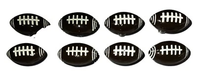 FOOTBALL Sport PUSH PINS Set of 8 Handmade Decorative Office Board Tacks - Image 1 of 2