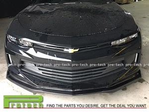 Chevy Chevrolet Camaro I4 V6 Gen6 T7 Carbon Fiber Front Bumper Lip w/ Winglets - Bild 1 von 4