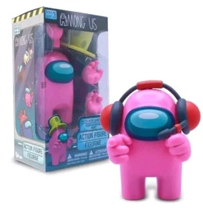 Just Toys LLC Among Us Action Figure Serie 3 (Rosa con Cappello Formaggio) - Foto 1 di 8