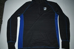 Men's Creighton Bluejays XXL 1/4 Sleeve Jacket (Black) Colosseum Athletics - Picture 1 of 6