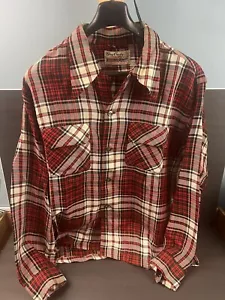 VTG Bing Crosby Men's Tartan Button-Down Shirt by Jayson 1940’s-50s SEE PICS!! - Picture 1 of 11