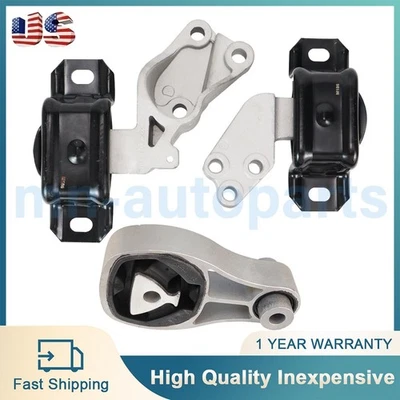 Engine Motor & Transmission Mount Set 3Pcs for Smart Fortwo 451 L3 1.0L 2008-15 Foto 1 de 4