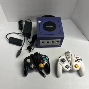 Nintendo GameCube Spielkonsole Indigo System Bundle DOL-001 getestet funktioniert - Bild 1 von 11