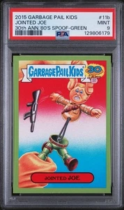 GARBAGE PAIL KIDS 2015 30th Anniversary Green #11b Jointed Joe PSA9 (GI Joe) - Bild 1 von 2