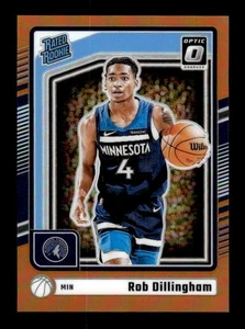 ROB DILLINGHAM 2024-25 DONRUSS BALONCESTO ÓPTICO #259 CLASIFICACIÓN NOVATO NARANJA/175 - Imagen 1 de 2
