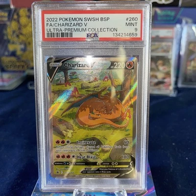 Charizard V SWSH260 SWSH: Sword & Shield Promo Cards Holo PSA 9  - Image 1 of 2