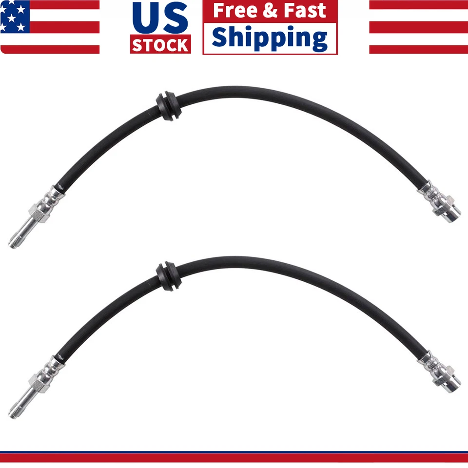2x Manguera de freno delantera línea de freno para BMW 323Ci 2000 Foto 1 de 4