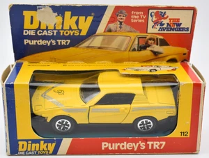 Dinky Toys #112 Triumph Purdeys TR7 The New Avengers . Meccano LTD England. 1/43 - Picture 1 of 7