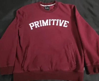 Primitive Apparel Embroidered M Collegiate Style Maroon Sweater - Image 1 of 4