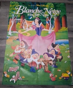 Großes Schneewittchen und die sieben Zwerge französisches Filmposter 47" x 62" Walt Disney  - Bild 1 von 10
