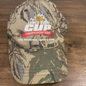 Lowe’s Store Cup Championship Series Gorra Sombrero Camuflaje Ajustable Camionero - Imagen 1 de 2