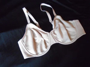 38D Beige Lace U/W Unlined WACOAL Back Appeal Full Coverage Bra #857303 38D - Picture 1 of 5