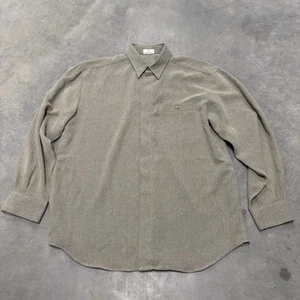 Camisa de hombre Zanella vintage talla XL gris hecha en Italia - Imagen 1 de 4