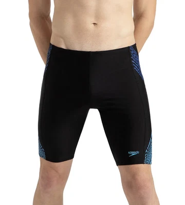 SPEEDO TECH PANEL JAMMER NEGRO/COBALTO S-38 PULGADAS 80451215420 SECADO RÁPIDO - Imagen 1 de 4