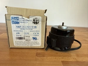 National Refrigeration Products NRP5312 Motor Single Speed 115V 6W 50/60HZ - Picture 1 of 3