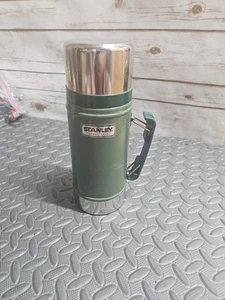 Stanley Classic Food Jar - 24oz Vacuum Thermos Camping Cookware Hammertone Green - Picture 1 of 8