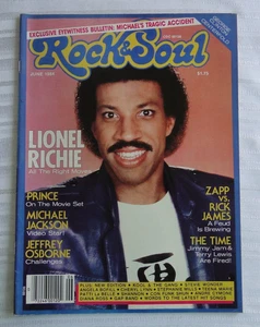 Vintage Magazine Rock & Soul June 1984 Lionel Richie Prince Michael Jackson  129 - Picture 1 of 13