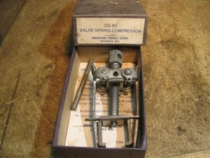 Vintage Snap On CG90 Valve Spring Compressor On The Car - Picture 1 of 3