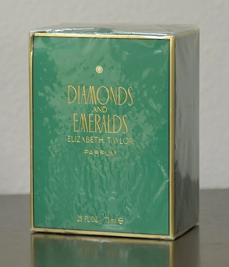 * DIAMANTES y ESMERALDAS por ELIZABETH TAYLOR * Splash PERFUME PURO 7,5 ml ~ 1/4 oz Foto 1 de 4