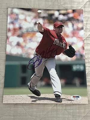 Brandon Webb Signed Autographed 8x10 Photo Arizona Diamondbacks PSA COA - Image 1 of 3