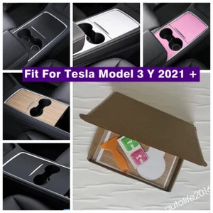 Kit de pegatinas portavasos control central accesorios para Tesla modelo 3 Y 2021-2024 - Imagen 1 de 17