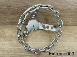 *New Chrome CHAIN Lowrider Bike Steering Wheel Classic Bicycle Cruiser - Picture 1 of 2